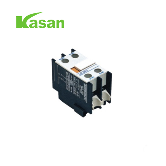 AC Contactor Auxiliary LADN11 warna hitam 1NO+1NC Silver Point